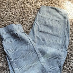 Plaid checkered word trousers size 4